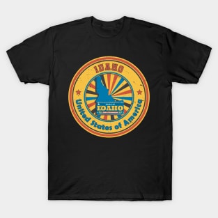 Vintage Idaho state design / potato lover / idaho gift idea / idaho present T-Shirt